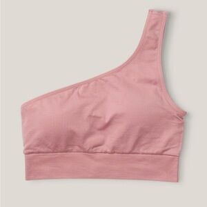 Victoria Sport One-Shoulder Pink Bralette